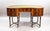 Edwardian Flame Mahogany Kidney-Shaped Writing Desk Item Code: LC1386 A highly attractive Edwardian flame mahogany kidney-...