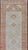 Light Blue and Soft Orange Antique Persian Malayer Runner With Geometric Motifs 3'5 X 11 For Sale In Atlanta - Image 6 of 12