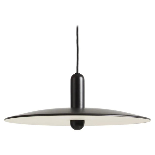 Metal Large Black Lu Pendant Lamp by Beaverhausen For Sale - Image 7 of 7