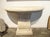 Carved Limestone Demi-Lune Console Table From the South of France For Sale In Dallas - Image 6 of 15