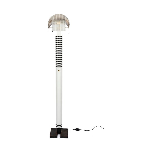 Postmodern Shogun Floor Lamp attributed to Mario Botta for Artemide, 1986 For Sale - Image 3 of 17