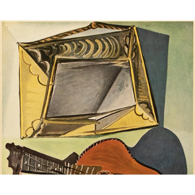 The School of Paris 1940s After Pablo Picasso, "Still Life With Guitar" Limited Edition Period Offset Lithograph For Sale - Image 3 of 10