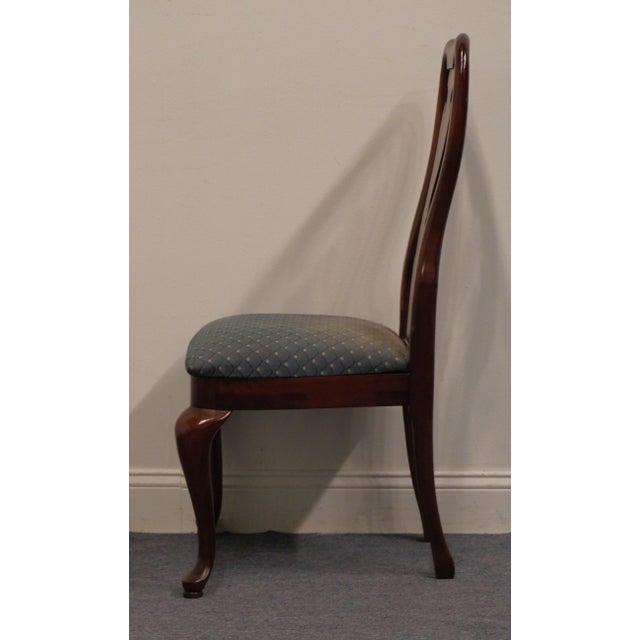Late 20th Century Thomasville Furniture Collector's Cherry Traditional Style Dining Side Chair 10121-831 For Sale - Image 5 of 9
