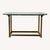 Vintage Hollywood Regency Brass & Glass Console Table – Mastercraft Style, 60" Elevate your interior space with this...