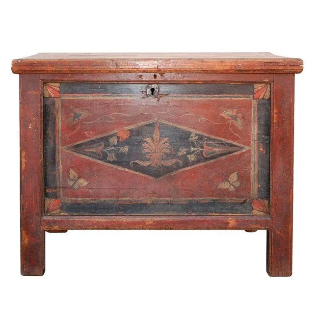 Antique Latvian Dowry Chest For Sale - Image 11 of 11
