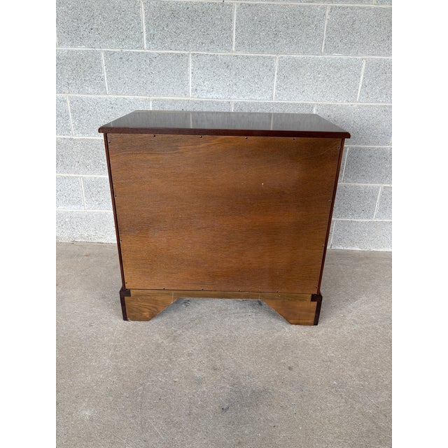Kittinger Williamsburg Adaptation Mahogany 4 Drawer Bachelor Chest For Sale - Image 10 of 11