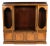 1950s 1950s Superb Quality Large Baker Campaign Satinwood Bookcase For Sale - Image 5 of 6