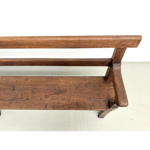 Oak Community Bench, 1900 For Sale - Image 11 of 18