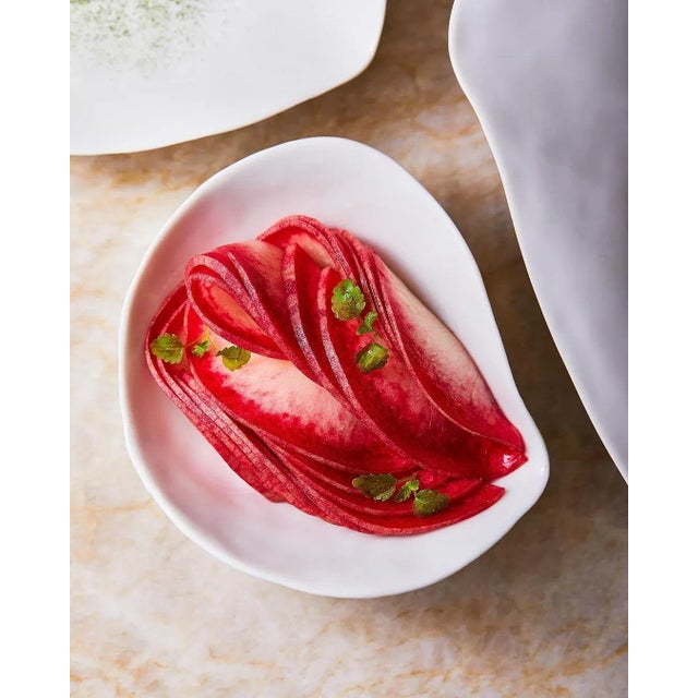 Contemporary Indulge Nº2 White Handmade Porcelain Bowls by Sarah-Linda Forrer, Set of 2 For Sale - Image 3 of 6