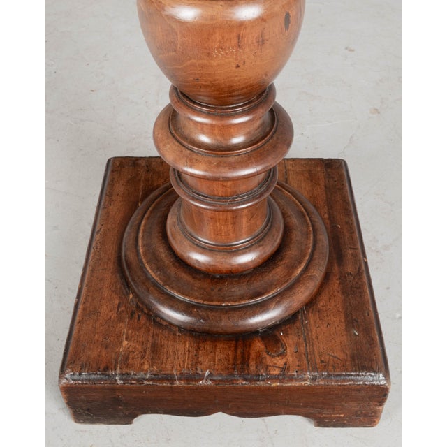 19th Century French Louis XIII Revival Barley Twist Column Pedestal For Sale - Image 12 of 13