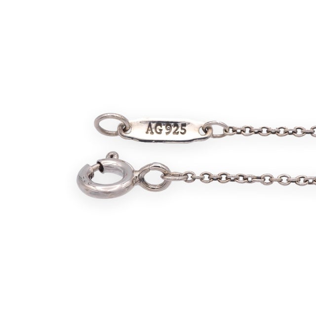 Tiffany & Co. 1837 Interlocking Circles Necklace Sterling Silver & 18k Rose Gold For Sale In New York - Image 6 of 9