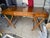 Vintage Campaign Distressed Leather Top Bamboo Executive Desk by Drexel Heritage For Sale - Image 10 of 18