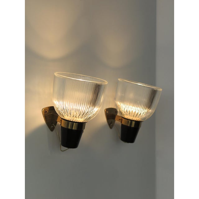Glass LP5 Wall Lamps by Ignazio Gardella for Azucena, Italy, 1960s, Set of 2 For Sale - Image 17 of 17