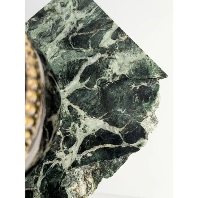 The Green Marble Flower Pot by Flétta For Sale - Image 6 of 7