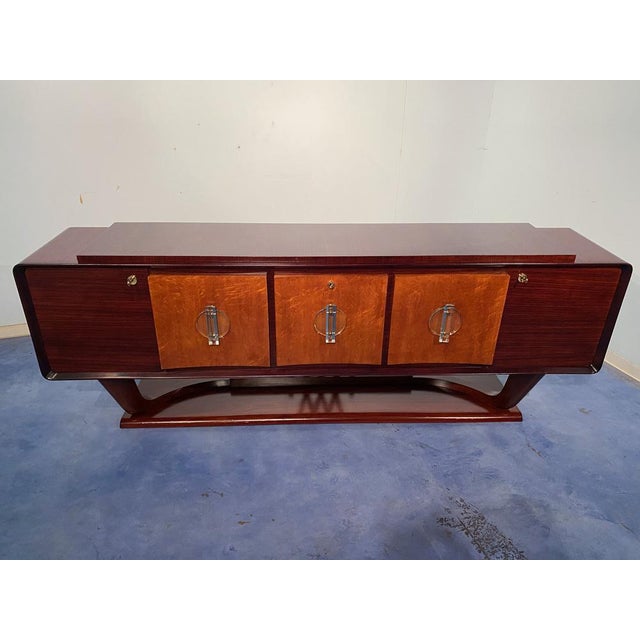 Art Deco Sideboard with Bar Cabinet by Osvaldo Borsani, Italy, 1940s For Sale - Image 18 of 18