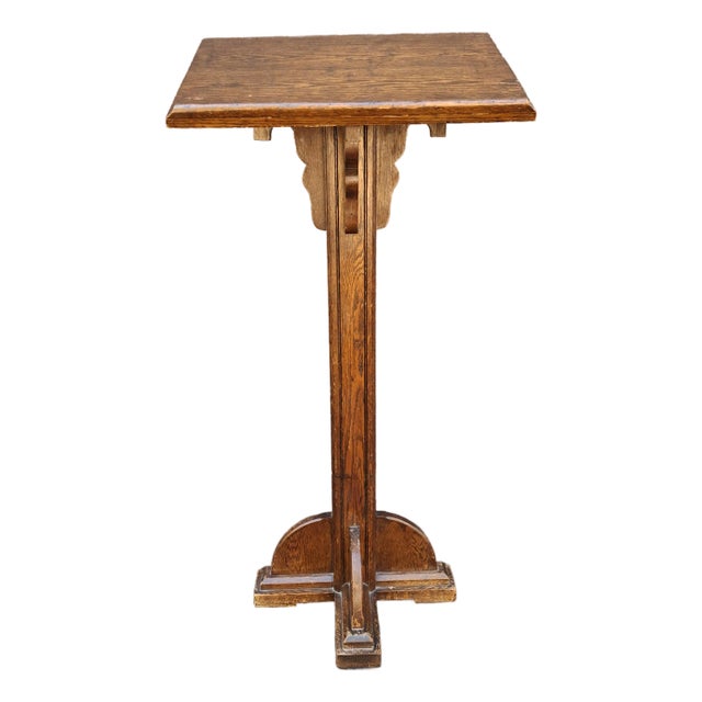 Late 19th Century Victorian Carved Oak Lectern Music Stand For Sale