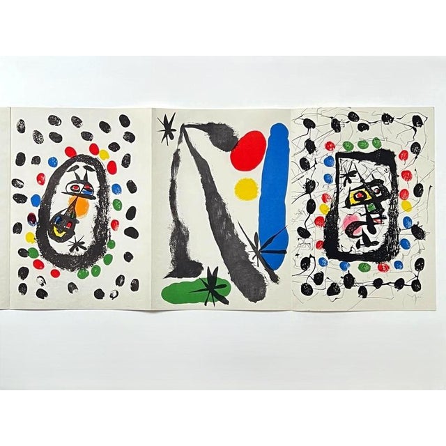 Joan Miró, Drawings and Lithographs from Papeles De Son Armadans, 1959, Lithograph For Sale - Image 4 of 9