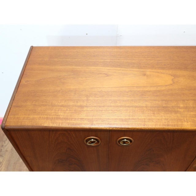 1960s Mid Century Modern Vintage Teak Sideboard Credenza in the Style McIntosh For Sale - Image 10 of 14