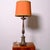 Orange Antique 19th Century Silver-Plated Copper Torch-Holder Floor Lamp For Sale - Image 8 of 18