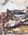 Émile Lecomte, Still Life with Fish, Shrimp & Lemon, 1935, Oil Painting on Canvas, Framed For Sale - Image 4 of 13