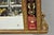 Antique French Neoclassical Baroque Gold Gilt Gesso Red Glass Frame Wall Mirror For Sale - Image 11 of 18