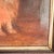 Distressed Antique Dog Oil Painting Framed, Late 1800's Portrait of a Dog For Sale - Image 9 of 18