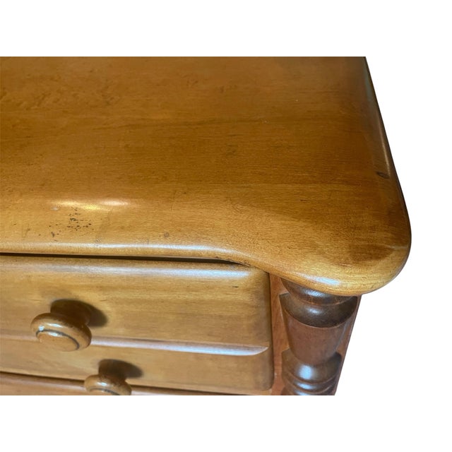 1950s Virginia Maple Wood Dresser For Sale - Image 4 of 11