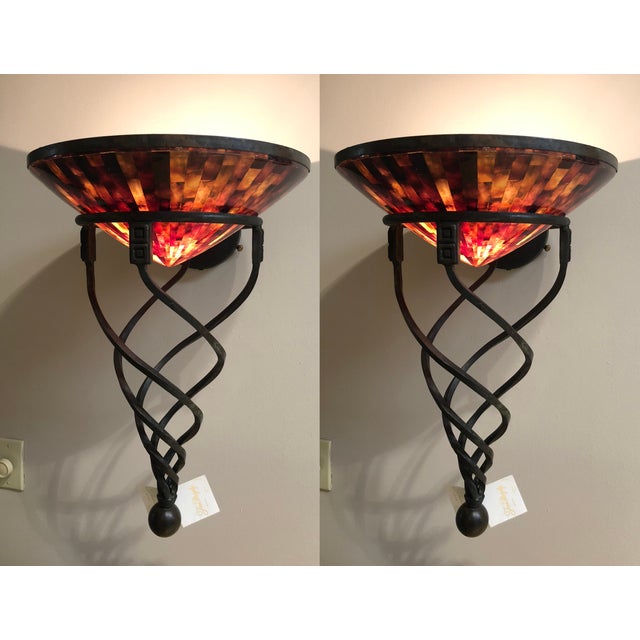 Maitland - Smith Wall Hung Sconce - A Pair | Chairish