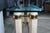 Vintage Italian Regency Travertine Stone Brass & Glass Console Hall Sofa Table For Sale - Image 11 of 12