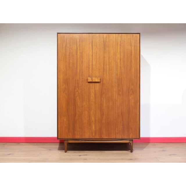 Mid Century Modern Vintage Teak Armoire Wardrobe by Kofod Larsen by G Plan For Sale - Image 13 of 15