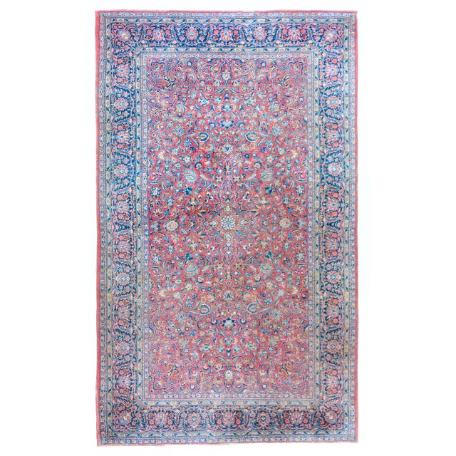 Early 20th Century Persian Kashan Rug For Sale - Image 11 of 11