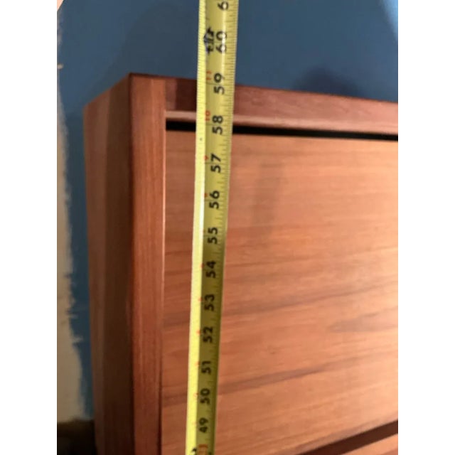 Chestnut Hans Wegner Teak Bookcase, 1960s Danish Mid-Century Modern For Sale - Image 8 of 13