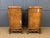 A bold and impressive pair of burr walnut pedestal cupboards in the queen Anne style. Of large size and of very good...