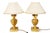 Rococo Vintage Pair of Carved Giltwood Table Lamps For Sale - Image 3 of 12