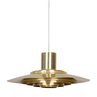 Vintage Danish P376 Pendant Lamp by Fabricius Kastholm for Nordisk Solar, 1964 For Sale