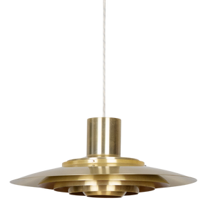 Vintage Danish P376 Pendant Lamp by Fabricius Kastholm for Nordisk Solar, 1964