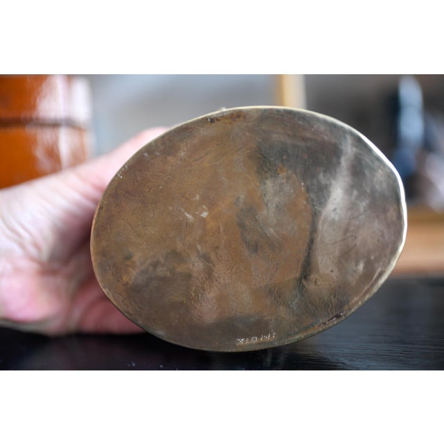 Vintage Solid Brass Cricket Keeper Box Reticulated Lidded Trinket Case For Sale In Washington DC - Image 6 of 8