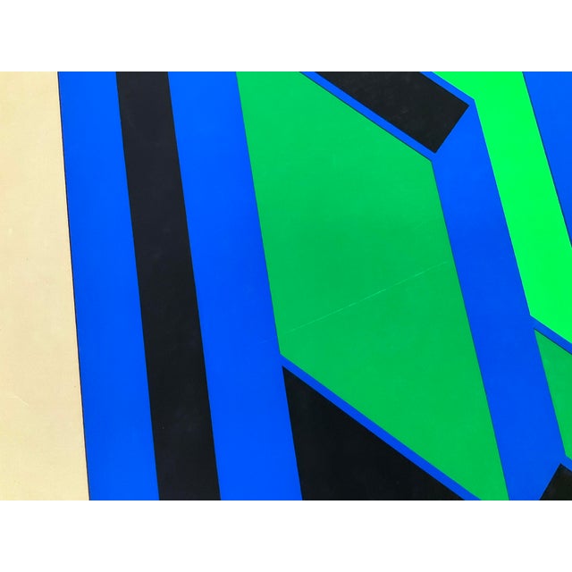 Paper Jürgen Reipka, Abstract Composition, Screen Print, 1971 For Sale - Image 7 of 11