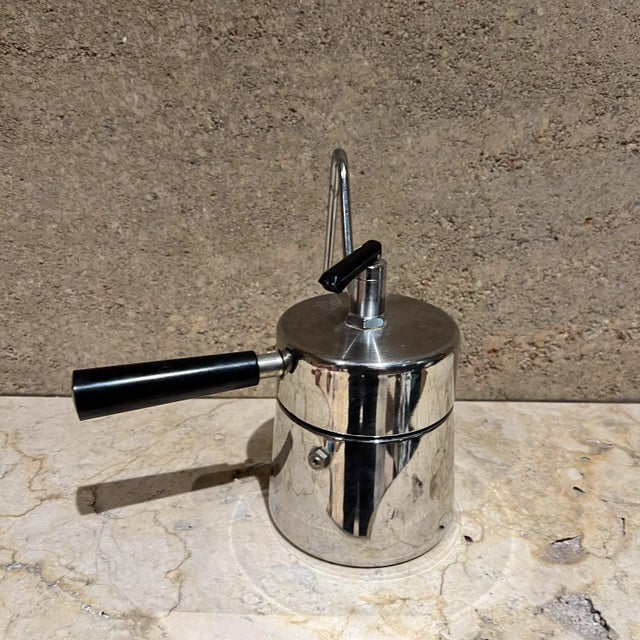 1970s Alimenti Stovetop Italian Espresso Coffee Maker Steamer For Sale In San Diego - Image 6 of 8
