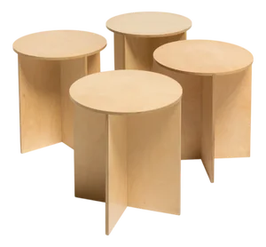 Stools by Beat Frank for BMöbel, Set of 4