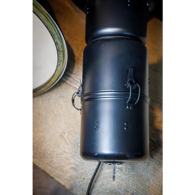 Industrial Corner Lights in Black, Set of 2 For Sale - Image 6 of 13