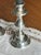 Silver-Plated Metal Candlesticks by Pierre Meurgey, Paris, France, 1970s, Set of 2 For Sale - Image 3 of 7