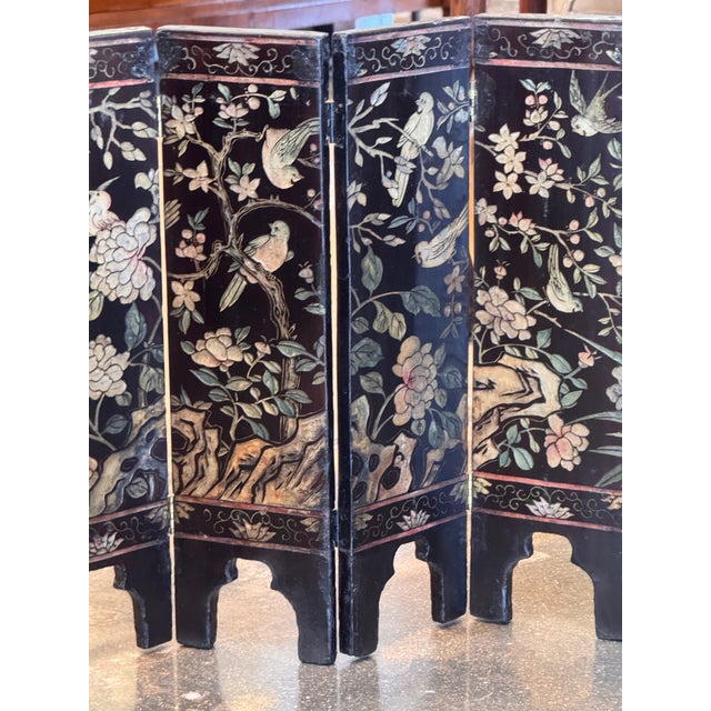 Chinese Folding Table Screen For Sale - Image 12 of 13
