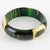 Belle Kogan Belle Kogan Bakelite Bracelet Bangle with Laminated Elongated Dots For Sale - Image 4 of 9