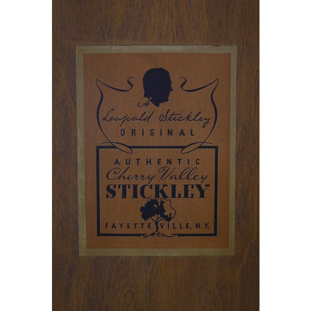 1960s Stickley Cherry Valley 1 Drawer Shaving Mirror For Sale - Image 15 of 15
