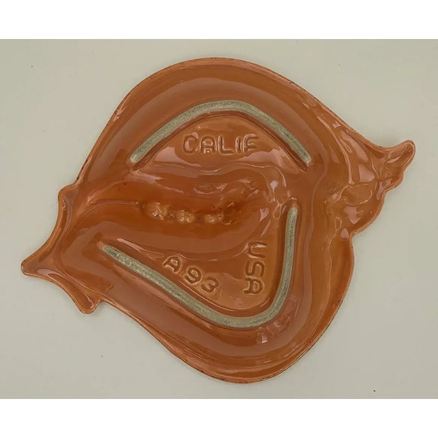 California Pottery Mid Century California Pottery Ashtray For Sale - Image 4 of 6