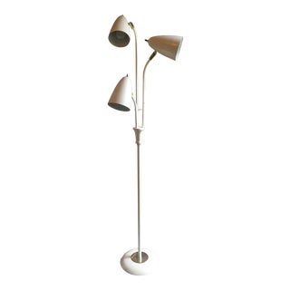 Mid-Century 3 Arm Cone Floor Lamp For Sale