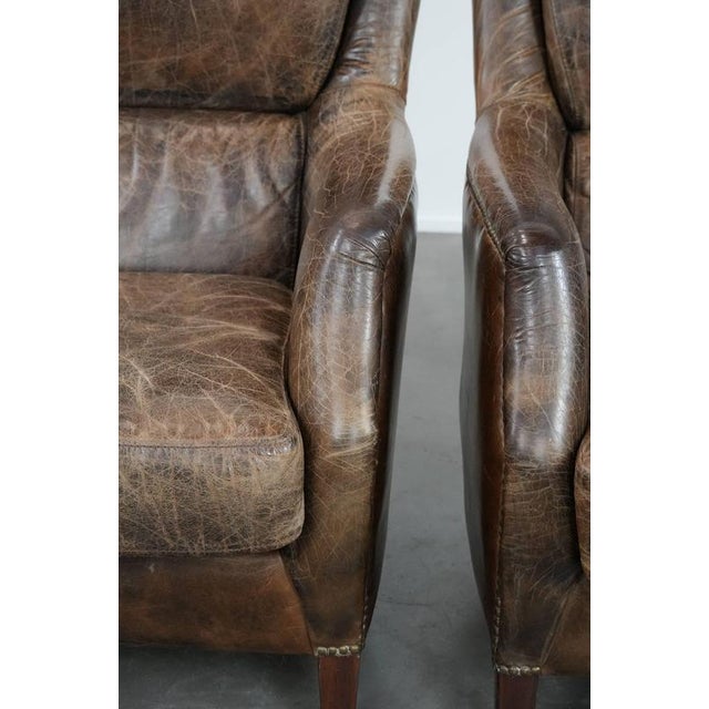 Vintage Cowhide Chairs, Set of 2 For Sale - Image 10 of 18