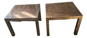 1970s Pair of Lane Tortoise Parsons Side Tables