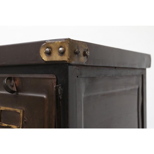 Mid-Century Industrial Steel 15-Tier Cabinet, Italy, 1950s For Sale - Image 12 of 18